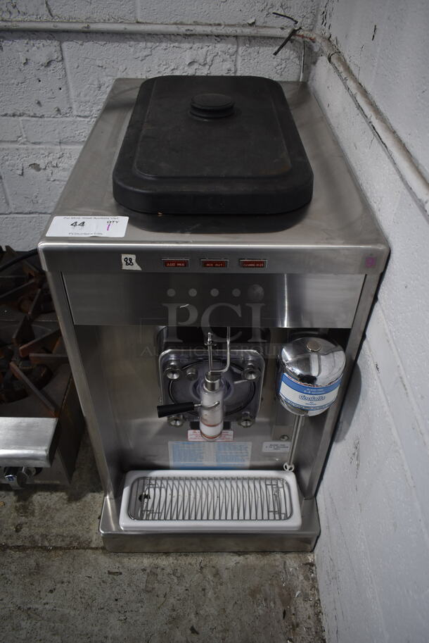 2016 Taylor 340D-27 Stainless Steel Commercial Countertop Air Cooled Single Flavor Frozen Beverage Slushie Machine w/ Drink Mixing Attachment. 208-230 Volts, 1 Phase.