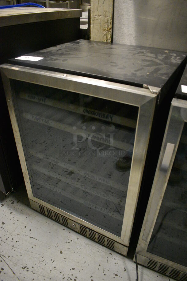 Newair AWR-460DB Metal Commercial Wine Chiller Merchandiser. 115 Volts, 1 Phase. 23.5x24x33. Item Was in Working Condition on Last Day of Business. (kitchen) - Image 2 of 4