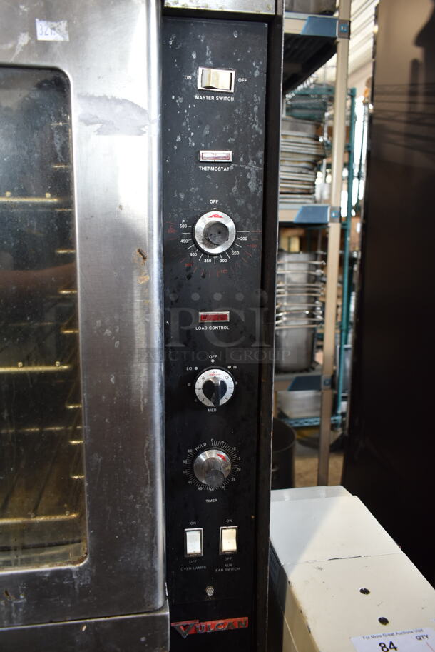 Vulcan Stainless Steel Commercial Propane Gas Powered Full Size Convection Oven w/ View Through Doors, Metal Oven Racks and Thermostatic Controls. - Image 2 of 10