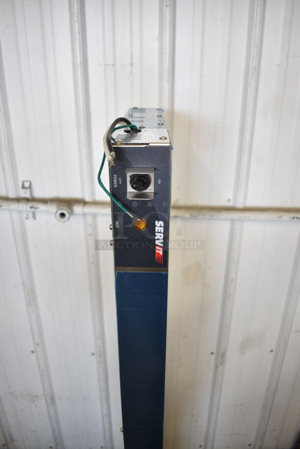 BRAND NEW SCRATCH AND DENT! ServIt 423SWTD60 Stainless Steel 60" High Wattage Double Strip Warmer with On/Off Toggle Controls and 3" Spacer. 120 Volts, 1 Phase.  - Image 4 of 7