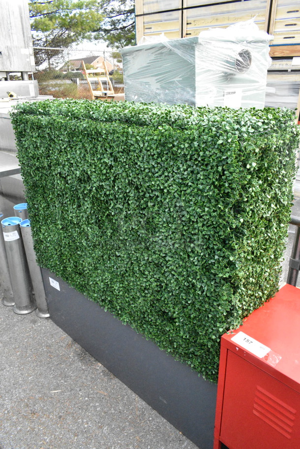 Fake Foliage Wall.  - Image 2 of 2