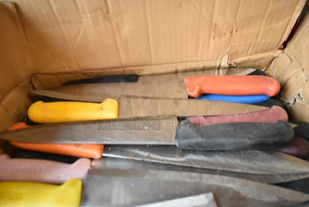 50 SHARPENED Stainless Steel Knives Including Chef Knives. 50 Times Your Bid!  - Image 3 of 8