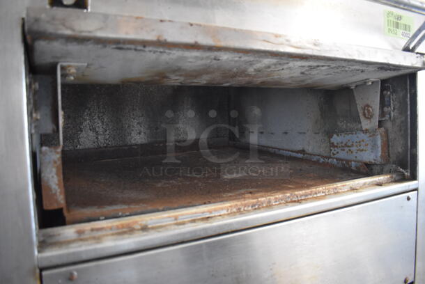 Stainless Steel Commercial Natural Gas Powered Vertical Upright Broiler on Commercial Casters. 36x40x77 - Image 6 of 7