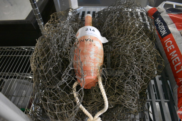 ALL ONE MONEY! Lot of Decorative Net and Buoy - Image 1 of 3