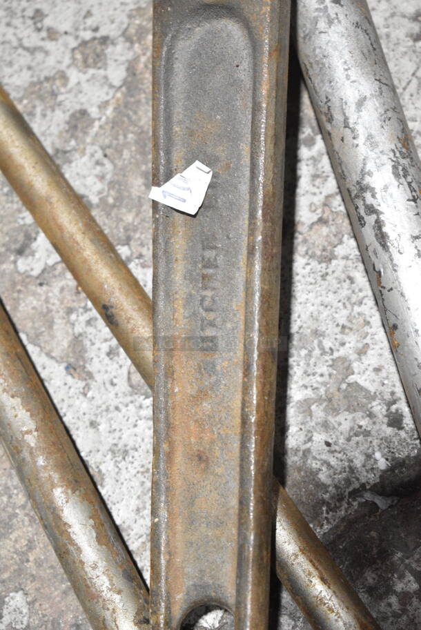 ALL ONE MONEY! Lot of Metal Pieces Including Wrenches and Meat Grinder Knives. - Image 9 of 9