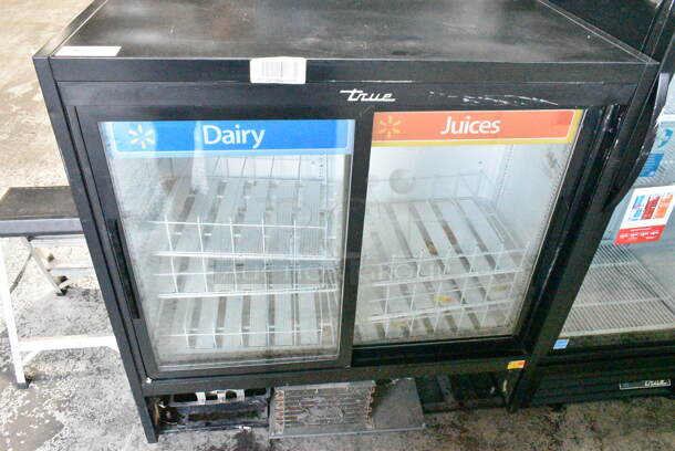 2016 True GDM-41SL-48-HC-LD Metal Commercial 2  Door Reach In Cooler Merchandiser w/ Poly Coated Racks. 115 Volts, 1 Phase. Tested and Working! - Image 1 of 7