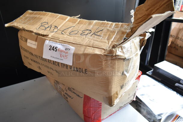 45 SHARPENED Stainless Steel Knives Including Chef Knives. 45 Times Your Bid!  - Image 5 of 9