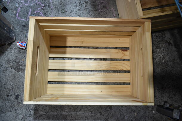 3 Wooden Crates. 3 Times Your Bid! - Image 3 of 4