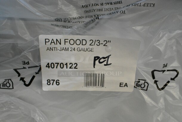 11 BRAND NEW SCRATCH AND DENT! Stainless Steel Drop In Bins Including 2 4070249 Choice 1/2 Size 4" Deep Anti-Jam Stainless Steel Steam Table / Hotel Pan - 24 Gauge, 3 4070122 Choice 2/3 Size 2 1/2" Deep Anti-Jam Stainless Steel Steam Table / Hotel Pan - 24 Gauge, 3 4070142 Choice 2/3 Size 4" Deep Anti-Jam Stainless Steel Steam Table / Hotel Pan - 24 Gauge, 4 4070049 Choice Full Size 4" Deep 24 Gauge Anti-Jam Stainless Steel Steam Table / Hotel Pan. 11 Times Your Bid!  - Image 6 of 12