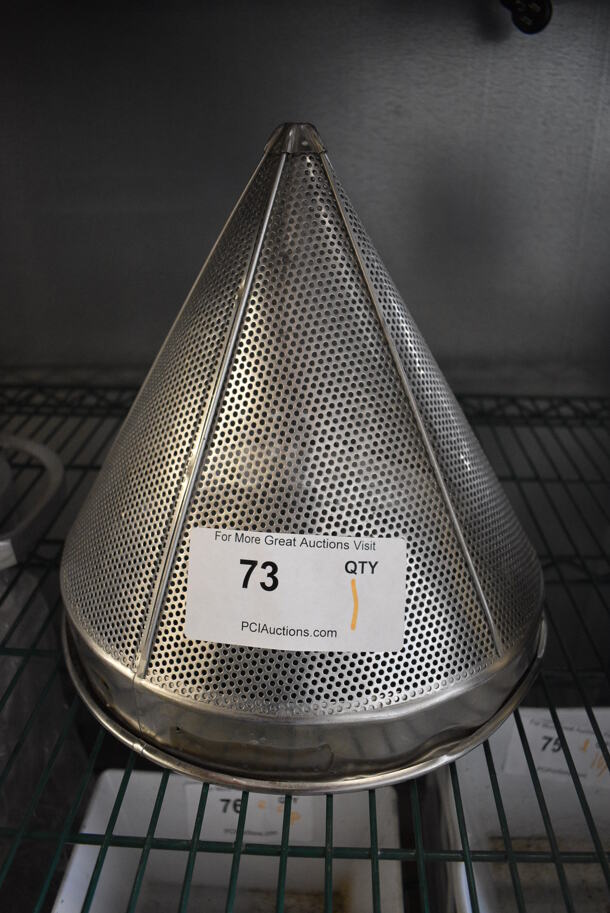 Metal China Cap Strainer. No Handle. 12x12x12 - Image 1 of 3