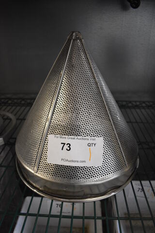 Metal China Cap Strainer. No Handle. 12x12x12