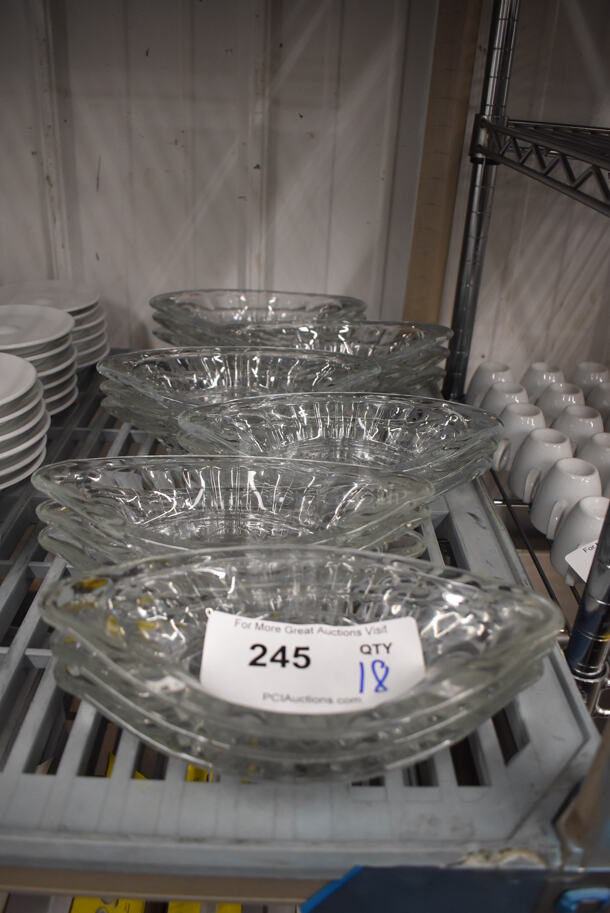 18 Glass Sundae Bowls. 9x4.5x2. 18 Times Your Bid!