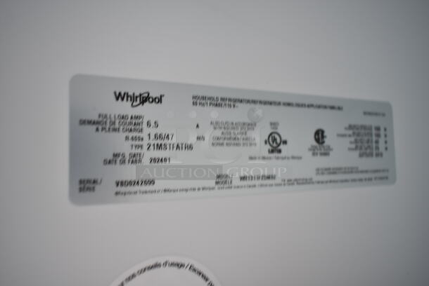 BRAND NEW SCRATCH AND DENT! 2024 Whirlpool WRT311FZDM02 Stainless Steel Cooler Freezer Combo. 115 Volts, 1 Phase. Tested and Working!
 - Image 7 of 7