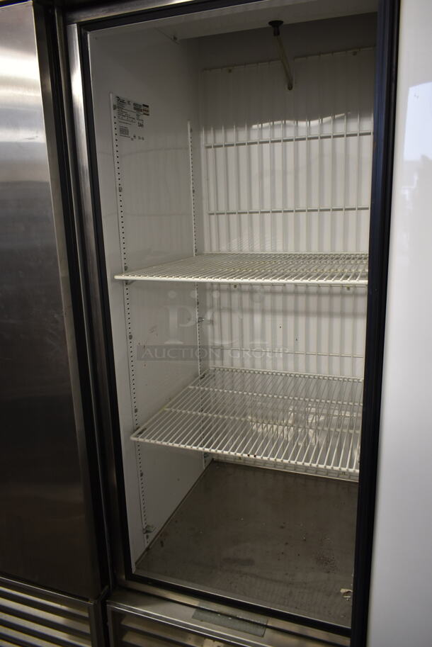 True T-23F Stainless Steel Commercial Single Door Reach In Freezer w/ Poly Coated Racks on Commercial Casters. 115 Volts, 1 Phase. Cannot Test - Unit Trips Breaker. - Image 5 of 6