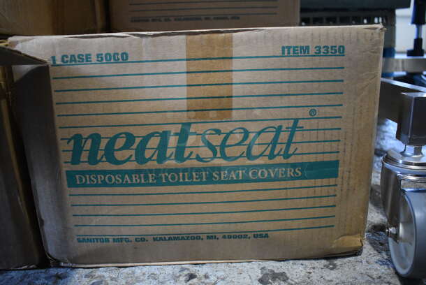 5 Boxes of BRAND NEW! NeatSeat Toilet Seat Covers. 5 Times Your Bid! - Image 3 of 3