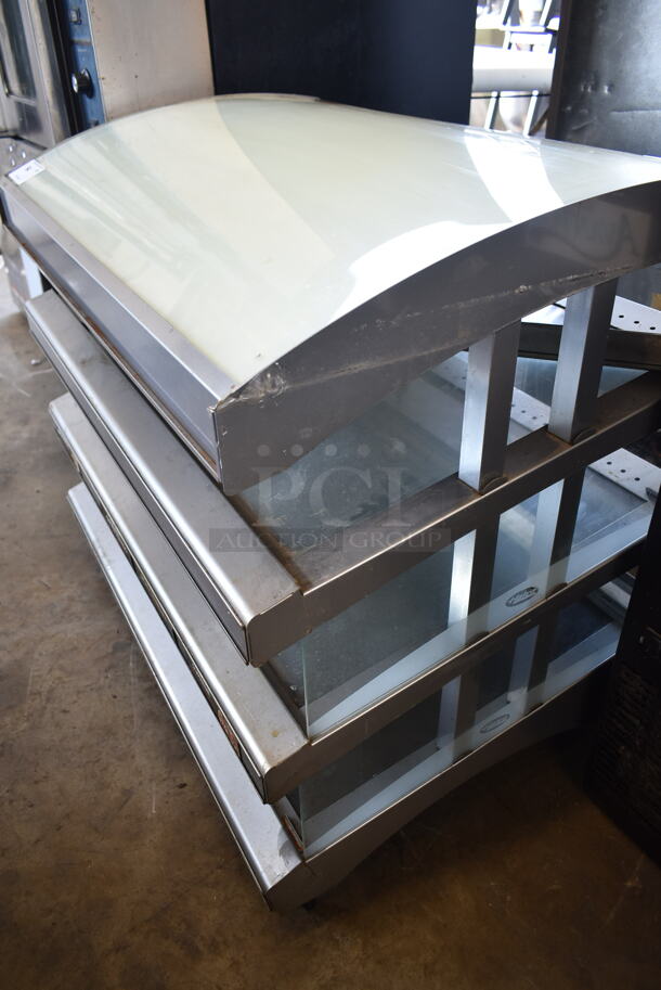 Hatco GR3SDS-39T Metal Commercial Countertop 2 Tier Warming Display Case Merchandiser. 120 Volts, 1 Phase. Tested and Working! - Image 4 of 8