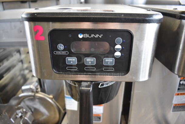 2018 Bunn Model ICB SH Stainless Steel Commercial Countertop Coffee Machine w/ Hot Water Dispenser and Poly Brew Basket. 120/208 Volts, 1 Phase. 10x21x33 - Image 4 of 5