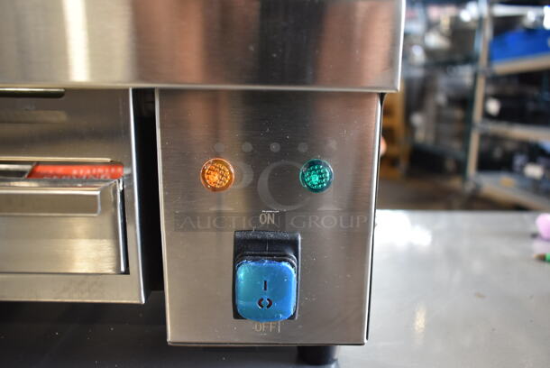 BRAND NEW SCRATCH AND DENT! 2022 Hoocoo IBG-18 Stainless Steel Commercial Countertop BBQ Barbecue Grill. 110 Volts, 1 Phase. Tested and Working! - Image 6 of 10