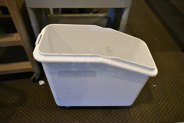 4 Various Items Including 3 Poly 3 Tier Carts on Commercial Casters and 1 Ingredient Bin. Includes 32x16x38, 14x30x28. 4 Times Your Bid! (main dining room) - Image 5 of 5