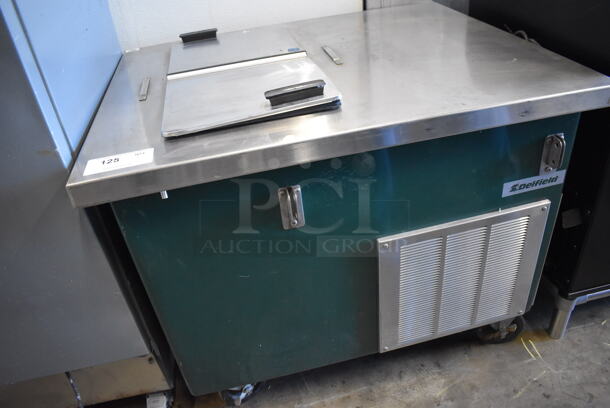 Delfield Stainless Steel Commercial Tray Return on Commercial Casters. 36x30x32. Tested and Powers On But Does Not Get Cold - Image 5 of 6