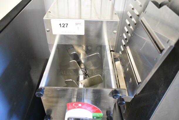 BRAND NEW SCRATCH AND DENT! Estella 348PEM4 Stainless Steel Commercial Countertop Pasta Extruder Machine. 110 Volts, 1 Phase. Tested and Working! - Image 4 of 8