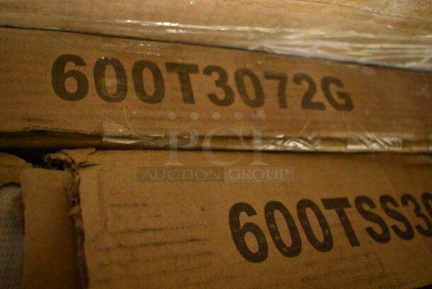 BRAND NEW SCRATCH AND DENT! Regency 600T3072G 30" x 72" 18-Gauge 304 Stainless Steel Commercial Work Table with Galvanized Legs and Undershelf - Image 2 of 2