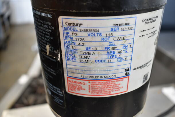 Bar Maid A 200 Electric Powered Glass Cleaner. 115 Volts, 1 Phase. Tested and Working! - Image 3 of 3