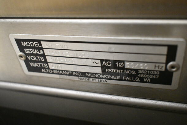 Alto Shaam AR-7VH Stainless Steel Commercial Electric Powered Rotisserie Oven w/ Ventless Hood and Basket Spits. 200-240 Volts, 1 Phase. - Image 7 of 7
