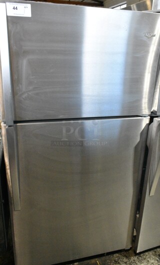 2024 Whirlpool WRT311FZDM05 Stainless Steel Cooler w/ Freezer.115 Volts, 1 Phase. Tested and Working!