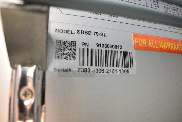 Spartan SBBB-79-SL Metal Commercial 3 Door Back Bar Cooler. 115 Volts, 1 Phase. Tested and Working! - Image 6 of 6