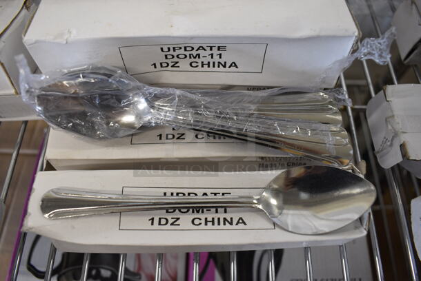 48 BRAND NEW IN BOX! Update DOM-11 Stainless Steel Spoons. 6". 48 Times Your Bid! - Image 2 of 3