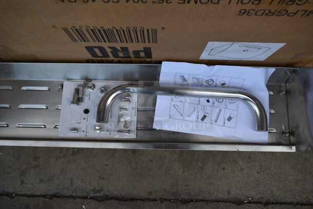 BRAND NEW SCRATCH AND DENT! Backyard Pro Stainless Steel Roll Top for Grill. - Image 3 of 6