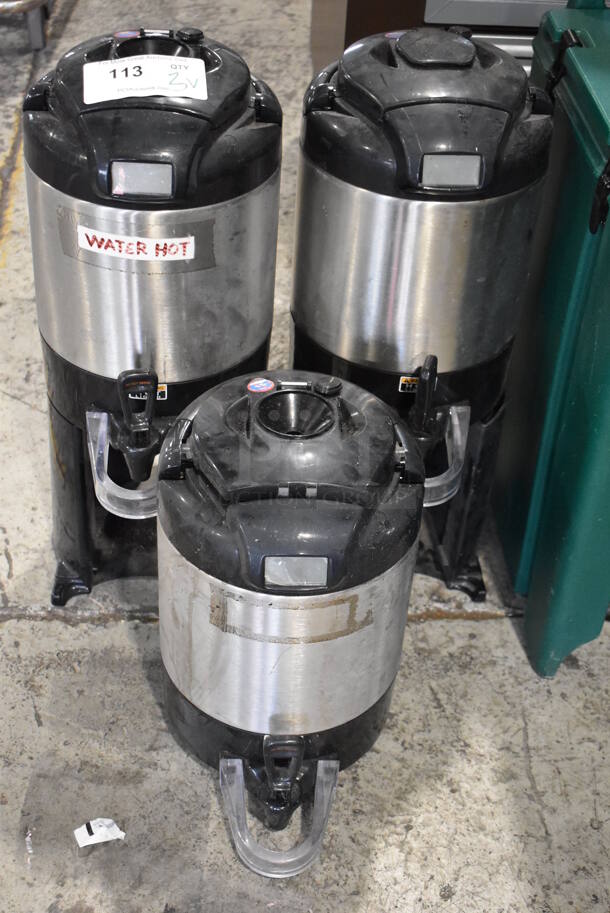 3 Bunn Stainless Steel Beverage Holder Dispensers Including TF SERVER. Includes 9x12x23. 3 Times Your Bid! - Image 2 of 8