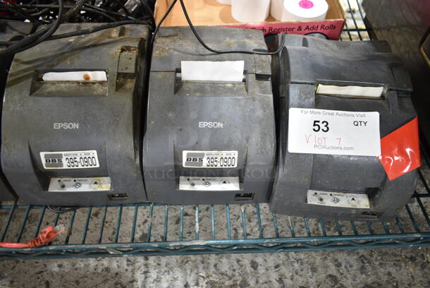 6 Epson M188B Receipt Printers and 5 Rolls of Printer Paper. 6 Times Your Bid! - Image 4 of 8