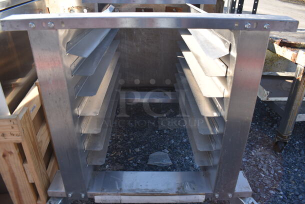 Metal Commercial Pan Transport Rack on Commercial Casters. 31x36x31 - Image 3 of 4