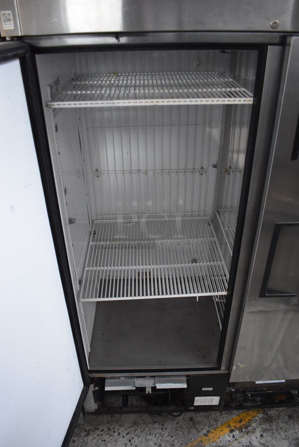 2013 True T-49F ENERGY STAR Stainless Steel Commercial 2 Door Reach In Freezer w/ Poly Coated Racks. 115 Volts, 1 Phase. Tested and Working! - Image 3 of 6