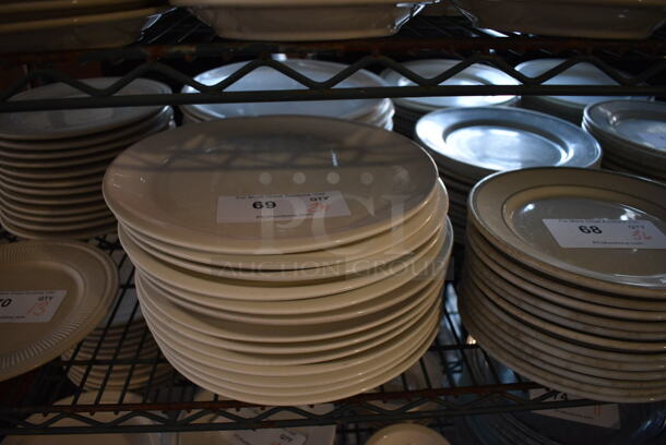 24 White Ceramic Plates. 11x11x1. 24 Times Your Bid! - Image 4 of 4