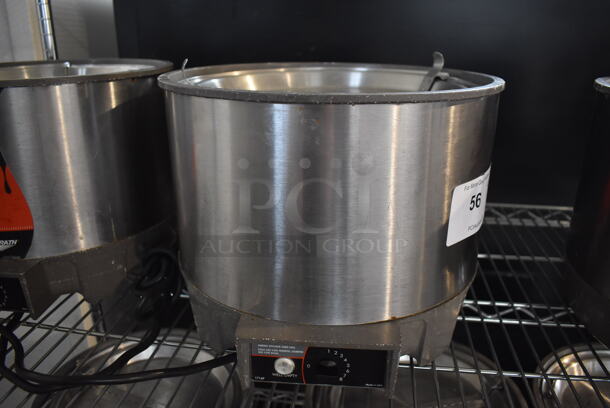 Vollrath Cayenne HS-11 Stainless Steel Commercial Countertop Soup Kettle Food Warmer w/ Lid. Does Not Have Drop In. 120 Volts, 1 Phase. Tested and Working!