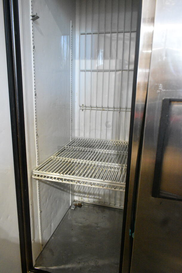 True T-35F Stainless Steel Commercial 2 Door Reach In Freezer on Commercial Casters. 115 Volts, 1 Phase. Tested and Powers On But Does Not Get Cold - Image 4 of 7