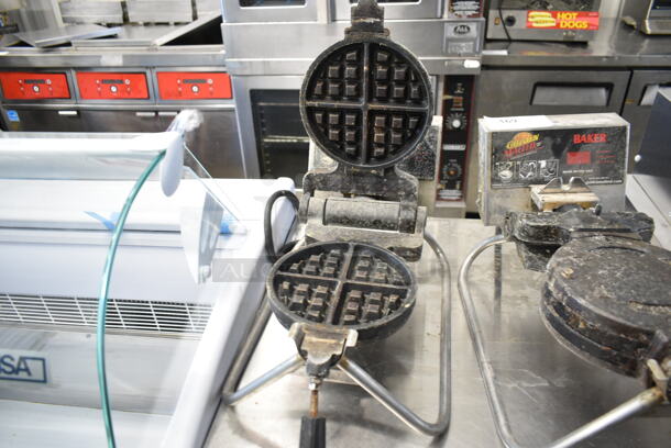 Metal Commercial Countertop Waffle Maker. Tested and Powers On But Does Not Get Warm - Image 3 of 4