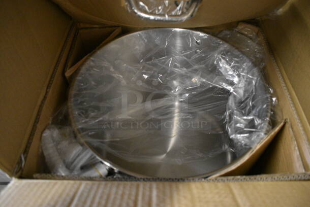 BRAND NEW IN BOX! Update SPS-24 Stainless Steel 24 Quart Stock Pot w/ Lid. 18x14x10 - Image 4 of 5