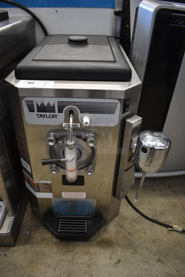 2015 Taylor 430-12 Stainless Steel Commercial Countertop Single Flavor Frozen Beverage Machine w/ Drink Mixer Attachment. 115 Volts, 1 Phase. 20x28x28