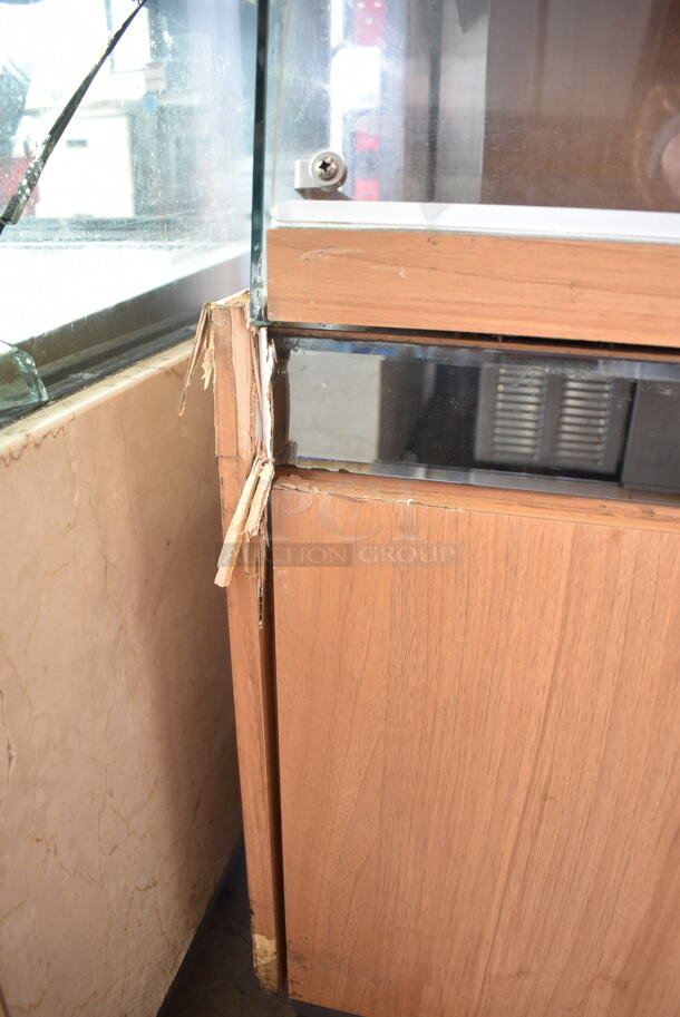 Wood Pattern Dry Display Case Merchandiser.  - Image 7 of 7