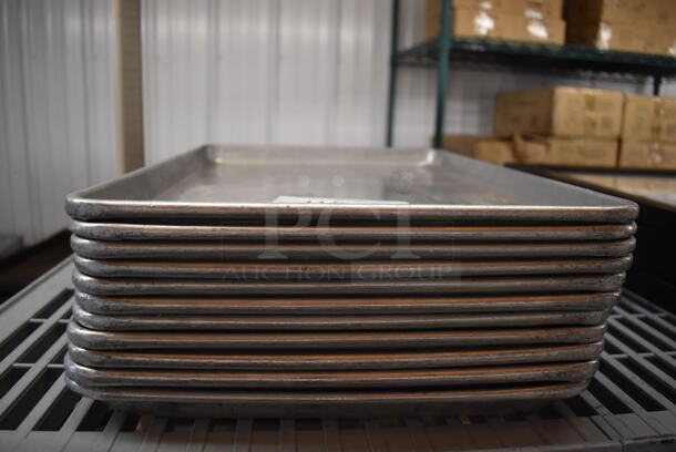 11 Metal Half Size Baking Pans. 13x18x1. 11 Times Your Bid! - Image 5 of 5