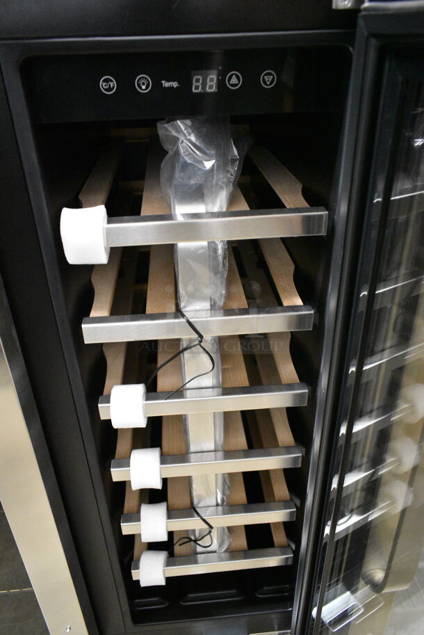 BRAND NEW SCRATCH AND DENT! Whynter BWB-2060FDS 24" Built-In French Door Dual Zone 20 Bottle Wine 60 Can Beverage Cooler Merchandiser. 115 Volts, 1 Phase. Tested and Working! - Image 3 of 9