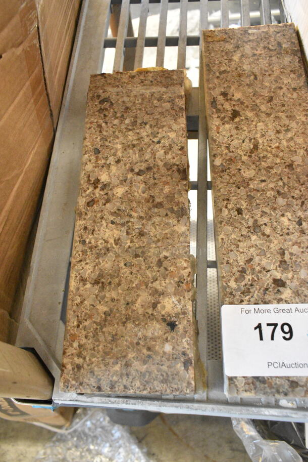 2 Stone Pieces. 4x15x1, 4x12x1. 3 Times Your Bid! - Image 3 of 3