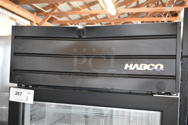 2019 Habco SE18 Metal Commercial Single Door Reach In Cooler Merchandiser w/ Poly Coated Racks. 115 Volts, 1 Phase. Tested and Working! - Image 2 of 4