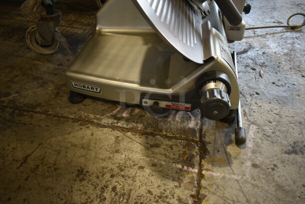Hobart 2812 Stainless Steel Commercial Countertop Meat Slicer. 120 Volts, 1 Phase. Tested and Working!
 - Image 3 of 4