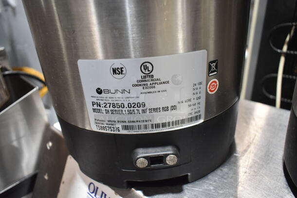 3 Bunn SH SERVER Stainless Steel Commercial Coffee Satellite Dispensers. 3 Times Your Bid! - Image 7 of 7