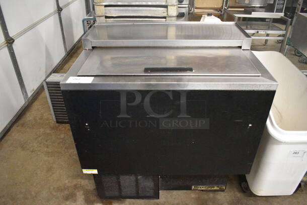 Beverage Air Model GF34L Stainless Steel Commercial Bottled Back Bar Cooler w/ Sliding Lid. 115 Volts, 1 Phase. 34x26x34.5. Tested and Working! - Image 1 of 6